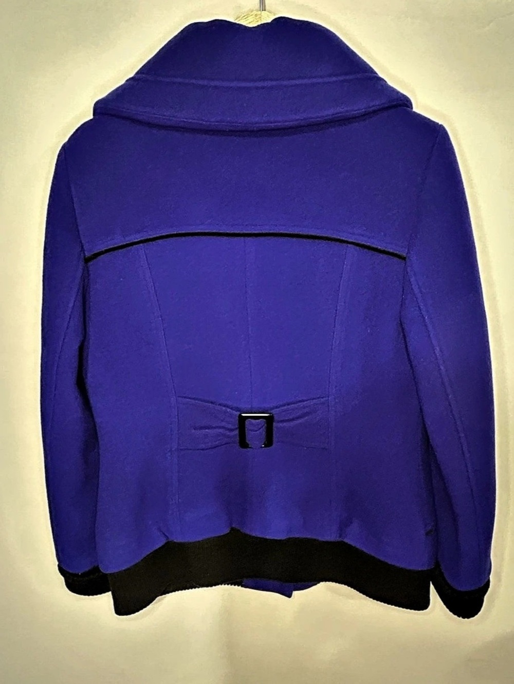 🇨🇦 Soia & Kyo Canadian Designer Royal Blue Wool Jacket Size M - Picture 6 of 14